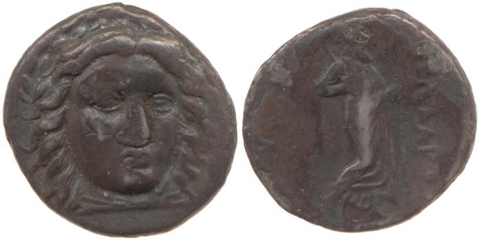 Pixodarus of Caria Halicarnassus Konuk 1998 A1, реверс, bm