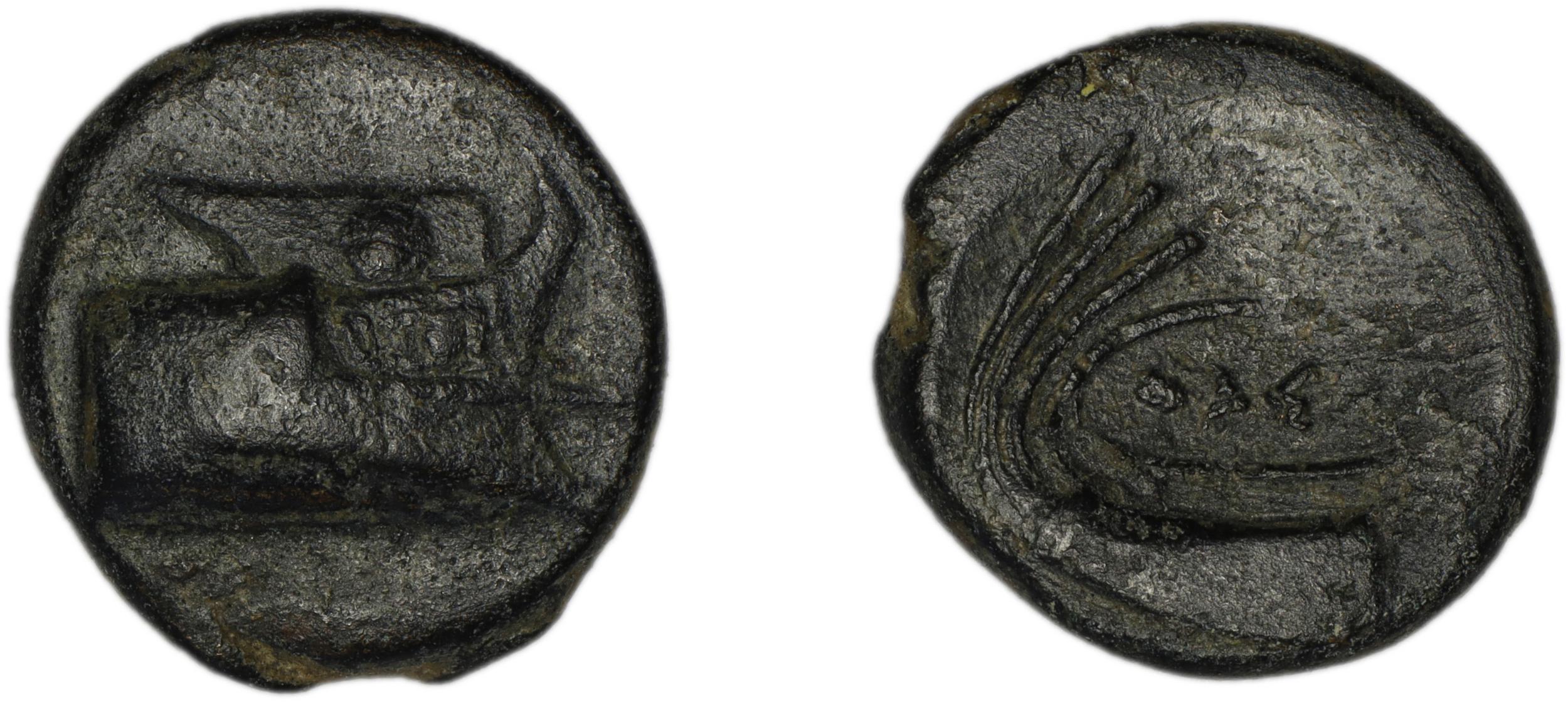 Phaselis Heipp-Tamer 1993 AE 1, аверс, bm