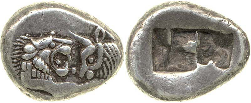 Sardis Carradice 1987 Croeseid B, аверс, bm