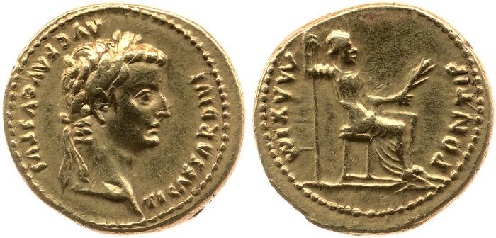 RIC I (second edition) Tiberius 25, реверс, bm