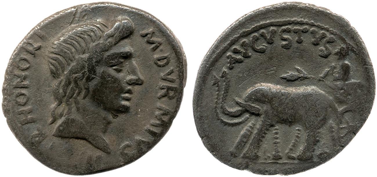 RIC I (second edition) Augustus 311, аверс, bm