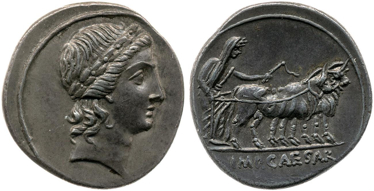 RIC I (second edition) Augustus 272, аверс, bm