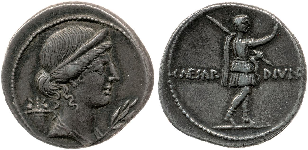 RIC I (second edition) Augustus 253, аверс, bm
