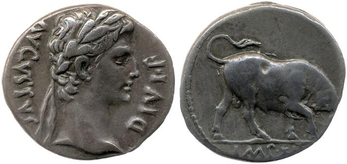 RIC I (second edition) Augustus 187A, реверс, bm