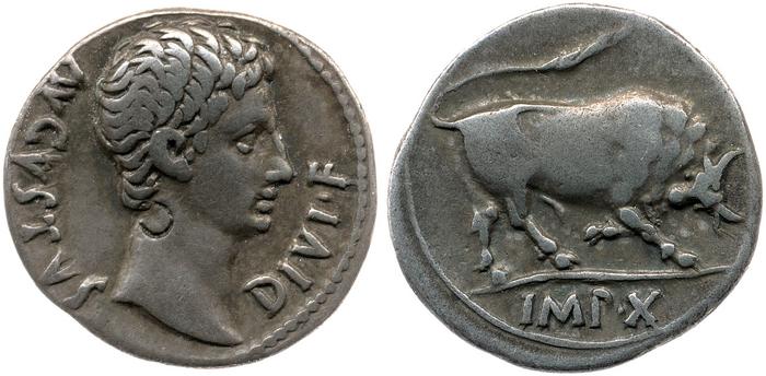 RIC I (second edition) Augustus 167A, реверс, bm