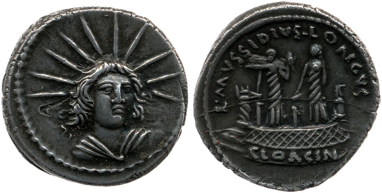 RRC 494/43a, аверс, bm