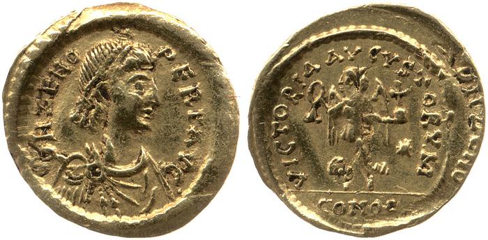 RIC X Zeno (East) 914, реверс, bm