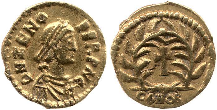 RIC X Zeno (West) 3614, реверс, bm