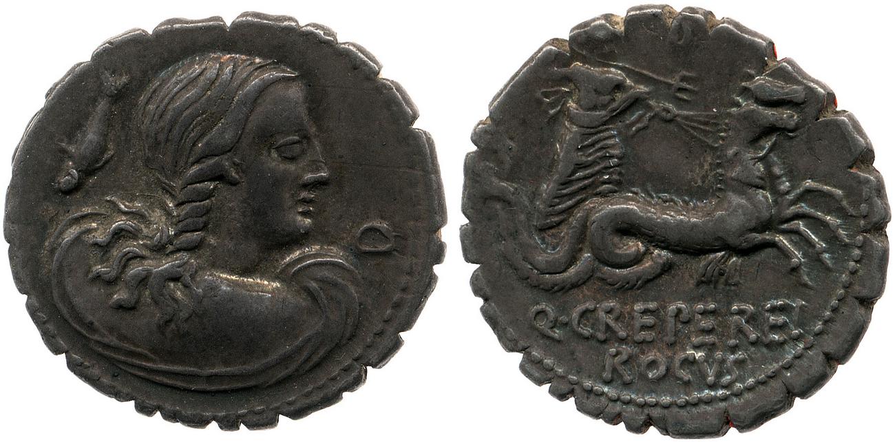 RRC 399/1a, аверс, bm