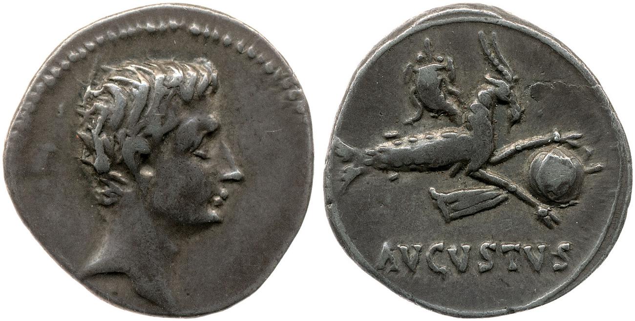 RIC I (second edition) Augustus 547A, аверс, bm