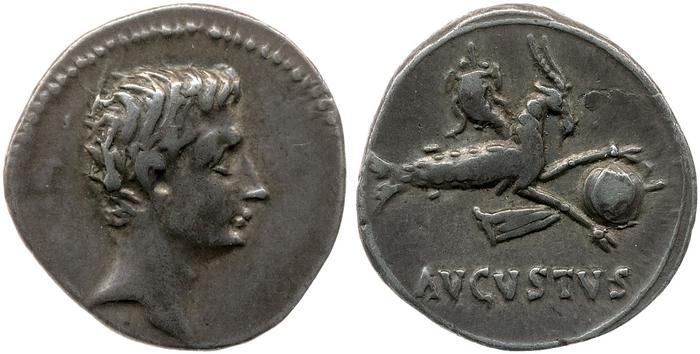 RIC I (second edition) Augustus 547A, реверс, bm
