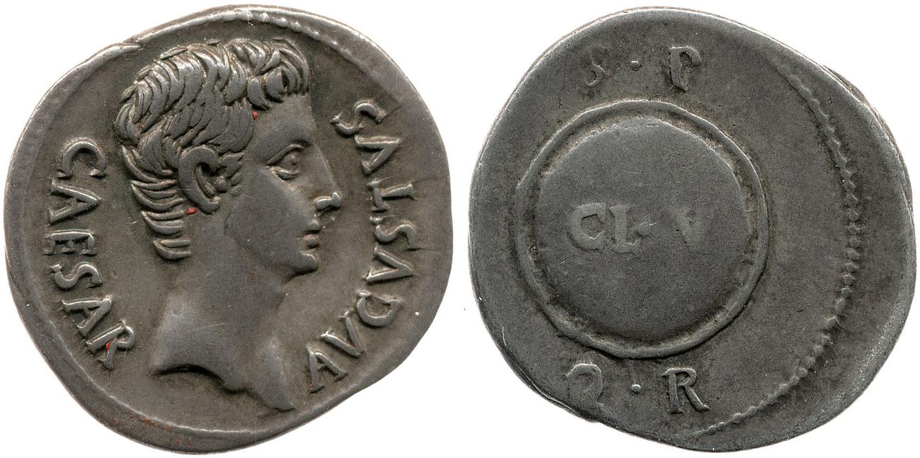 аверс RIC I (second edition) Augustus 43A