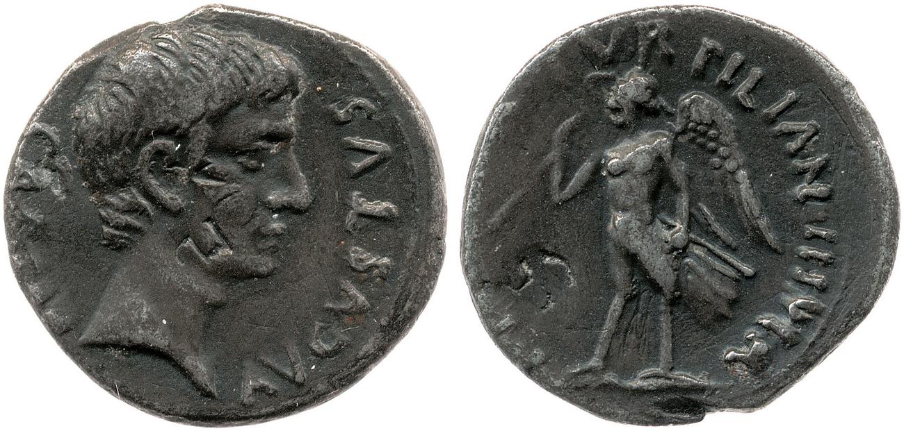 RIC I (second edition) Augustus 296, obverse, bm