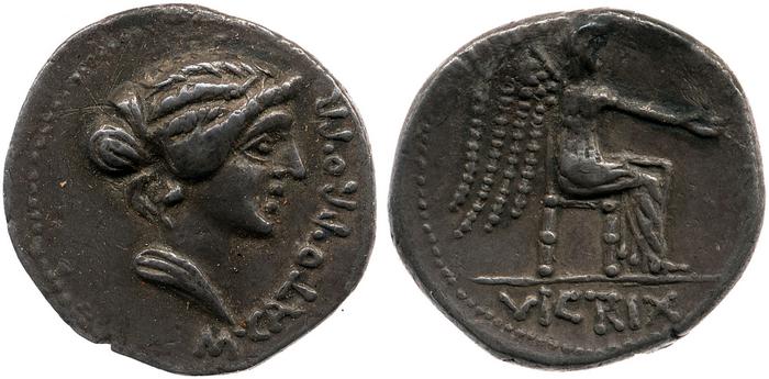RRC 462/1c, реверс, bm