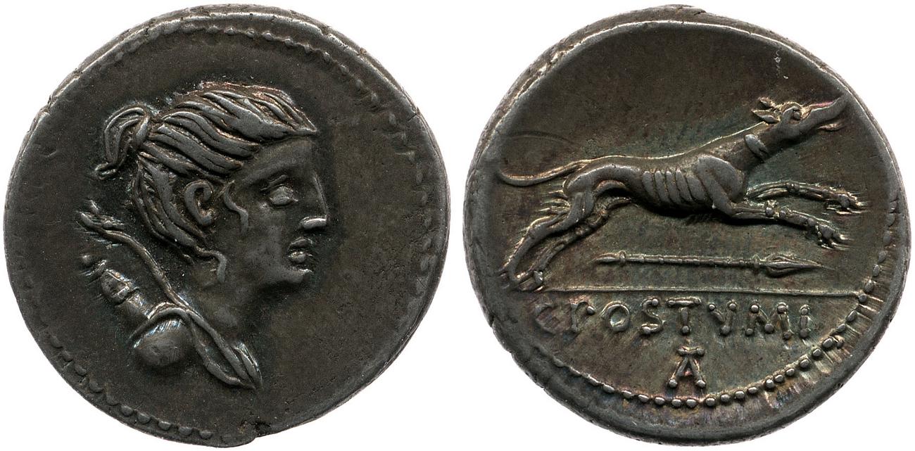 RRC 394/1a, аверс, bm