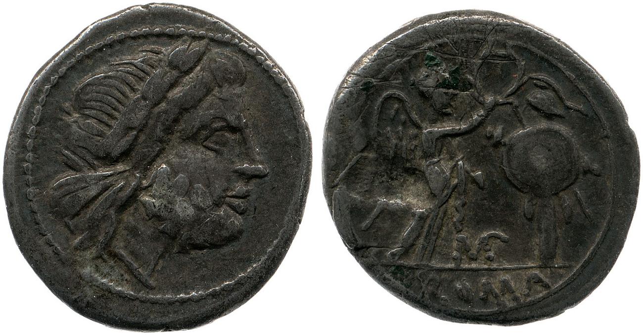 RRC 93/1a, аверс, bm
