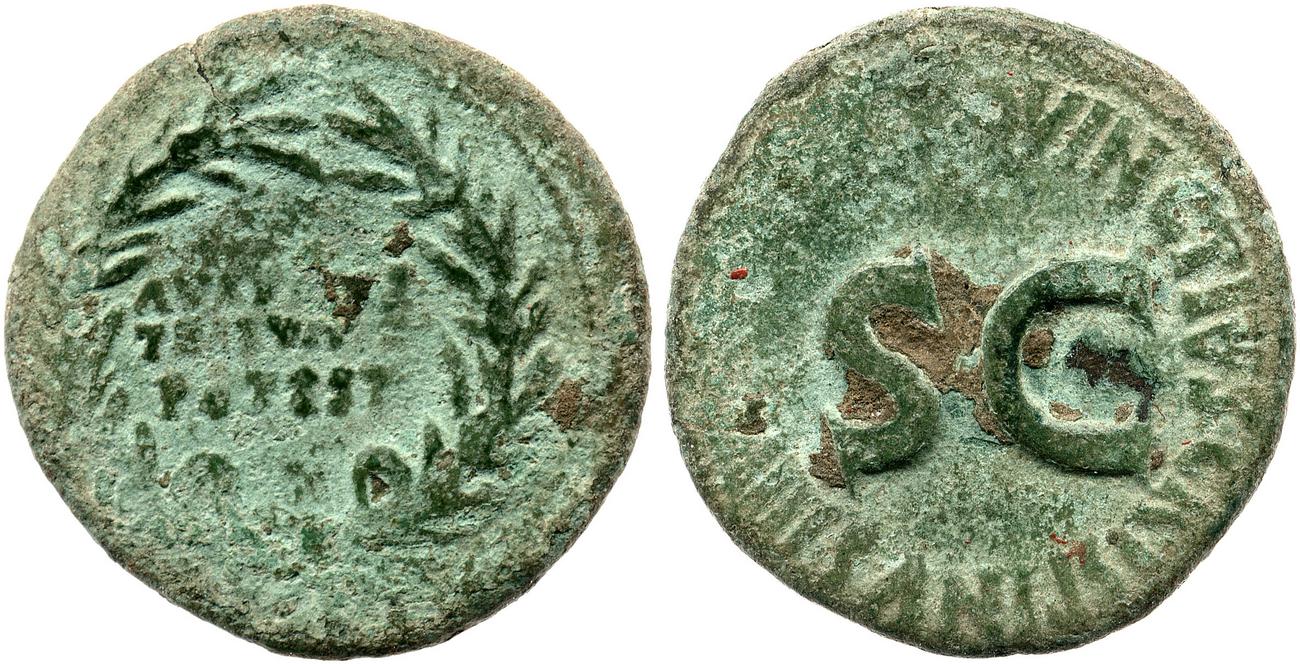 RIC I (second edition) Augustus 336, аверс, bm