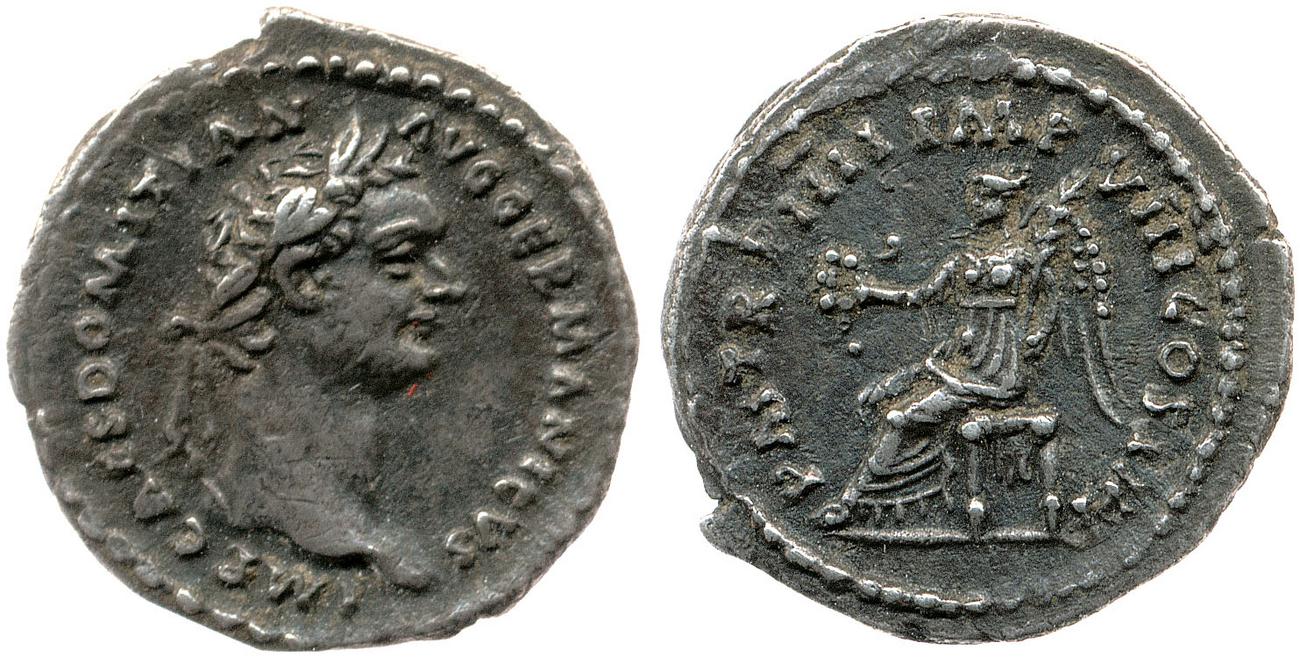 аверс RIC II, Part 1 (second edition) Domitian 273