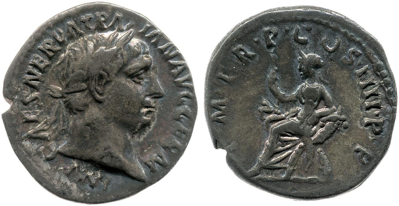 аверс RIC II Trajan 54