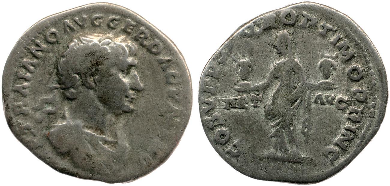 RIC II Trajan 91, аверс, bm