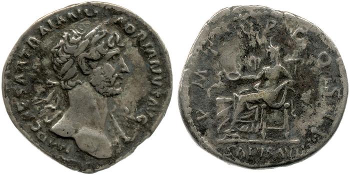 RIC II, Part 3 (second edition) Hadrian 138, реверс, bm