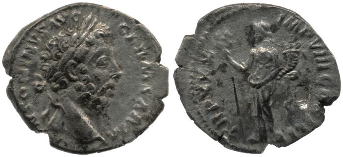 RIC III Marcus Aurelius 356, реверс, bm