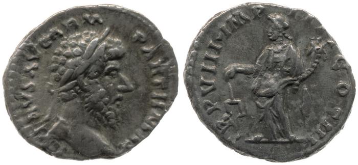 реверс RIC III Marcus Aurelius 578