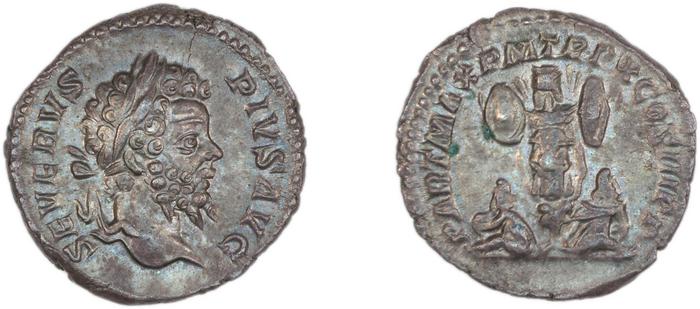 RIC IV Septimius Severus 185, реверс, bm