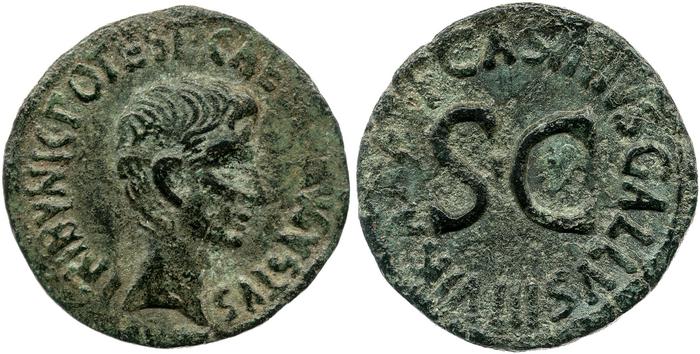 RIC I (second edition) Augustus 373, реверс, bm
