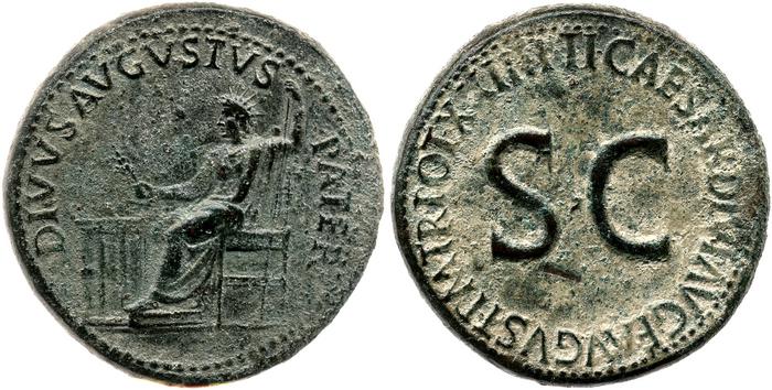 RIC I (second edition) Tiberius 49, реверс, bm