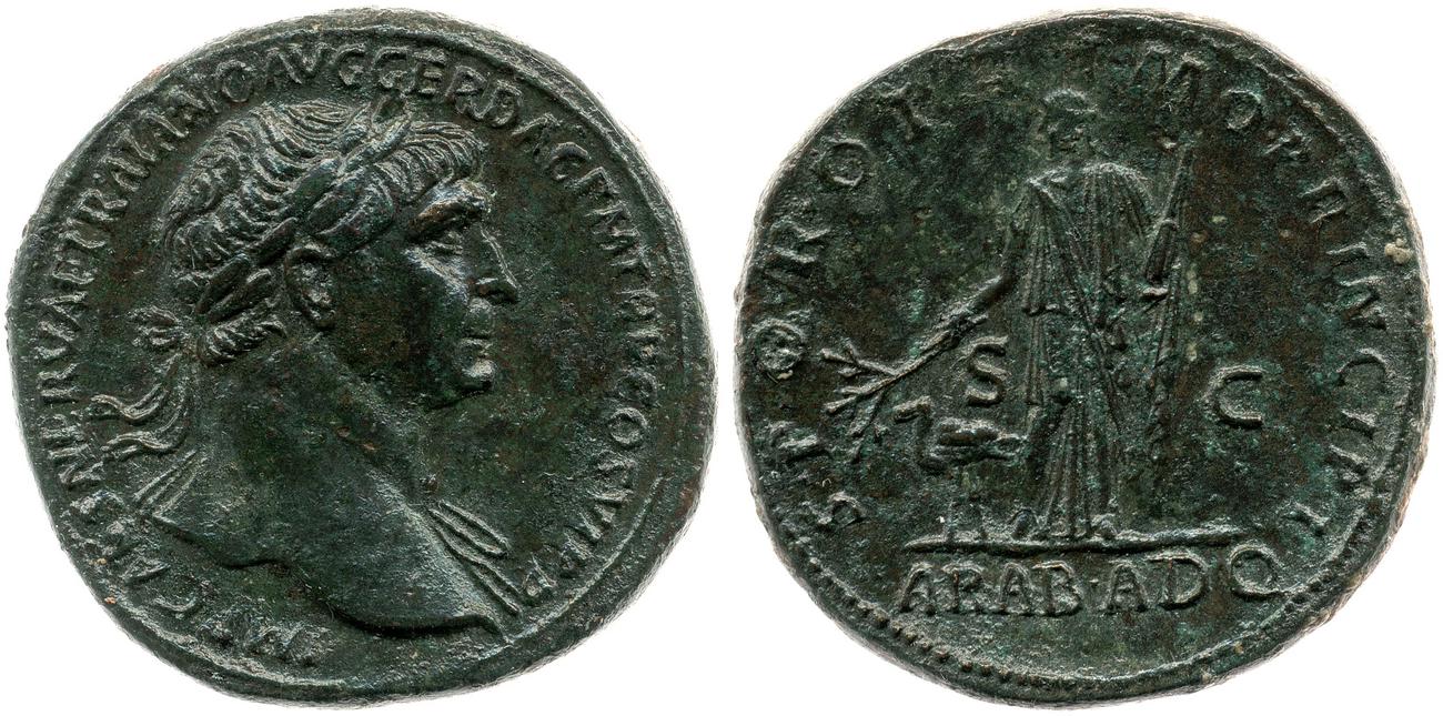 RIC II Trajan 610, аверс, bm
