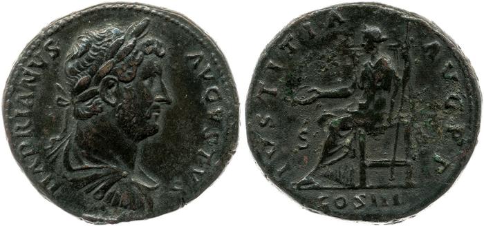 реверс RIC II, Part 3 (second edition) Hadrian 1158