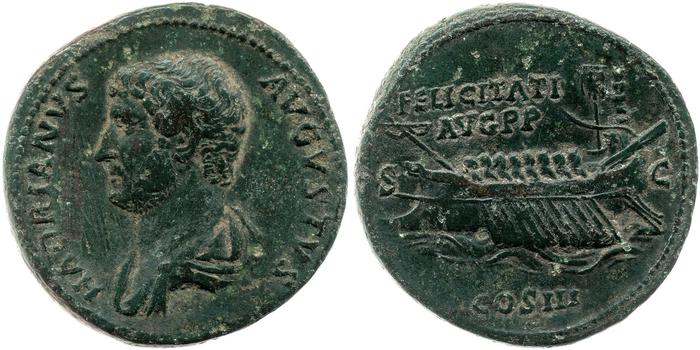 реверс RIC II, Part 3 (second edition) Hadrian 1173