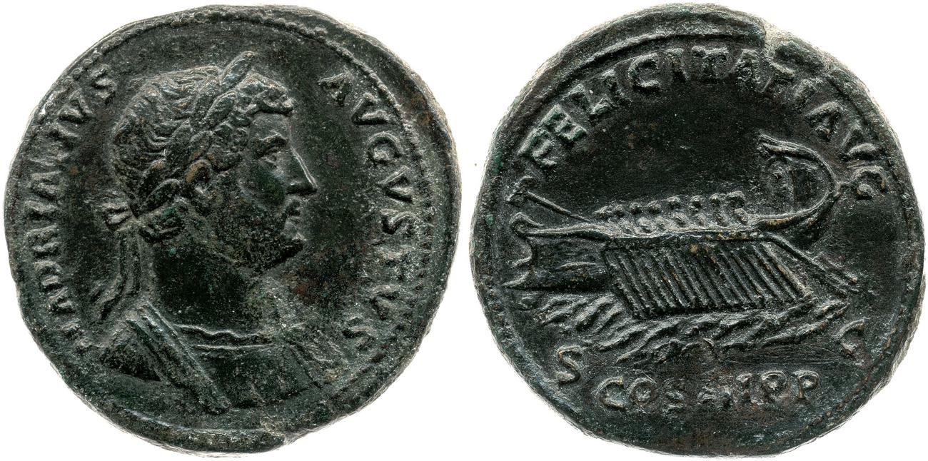 RIC II, Part 3 (second edition) Hadrian 1290, аверс, bm