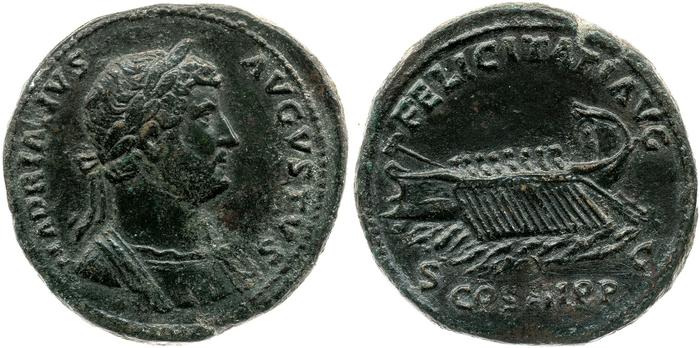 RIC II, Part 3 (second edition) Hadrian 1290, реверс, bm