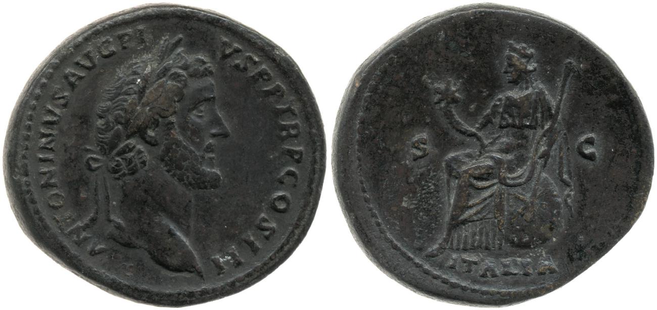 аверс RIC III Antoninus Pius 746A