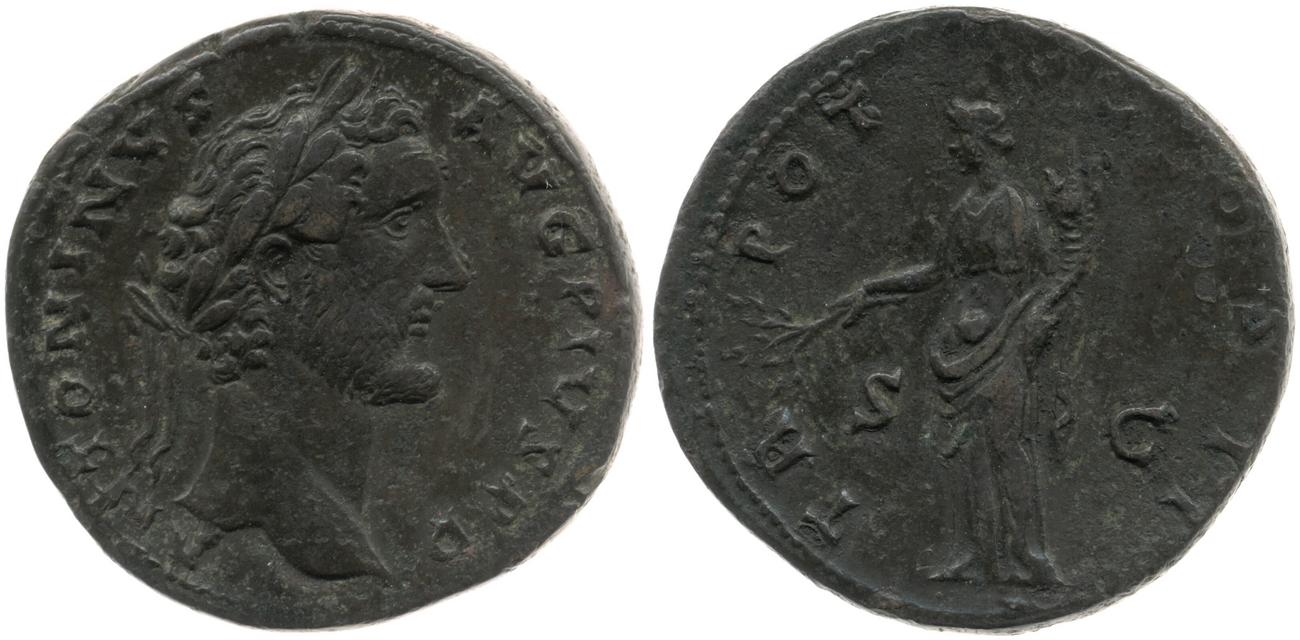 RIC III Antoninus Pius 549, аверс, bm