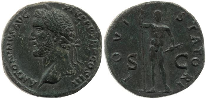 реверс RIC III Antoninus Pius 607c