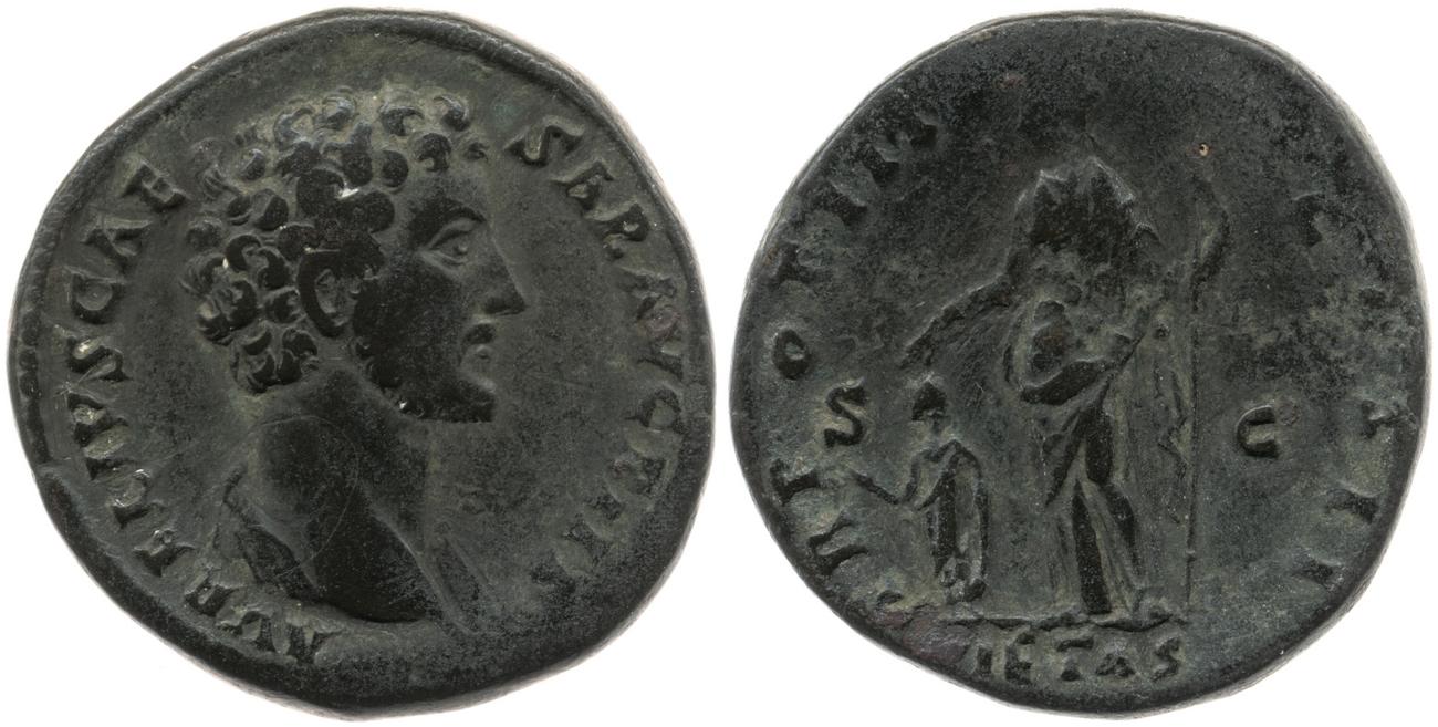 RIC III Antoninus Pius 1281A, аверс, bm