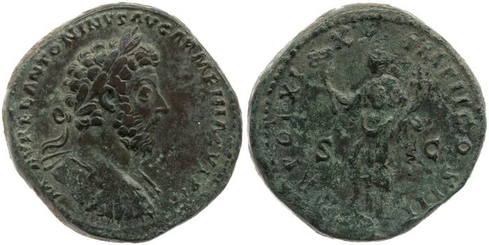 RIC III Marcus Aurelius 902, реверс, bm