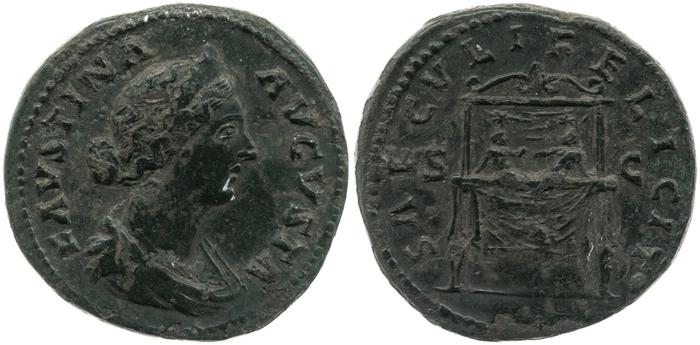 реверс RIC III Marcus Aurelius 1665
