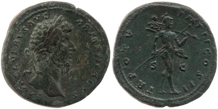 RIC III Marcus Aurelius 1420, реверс, bm
