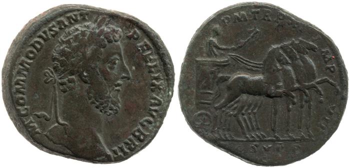 RIC III Commodus 464, реверс, bm