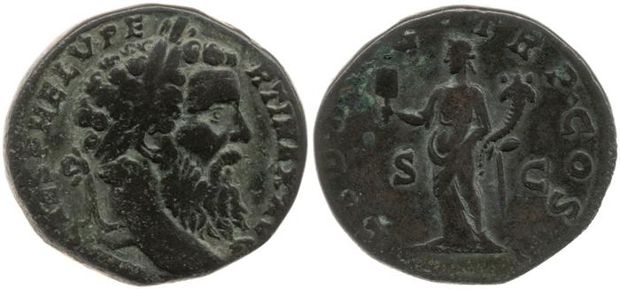 RIC IV Pertinax 18, реверс, bm