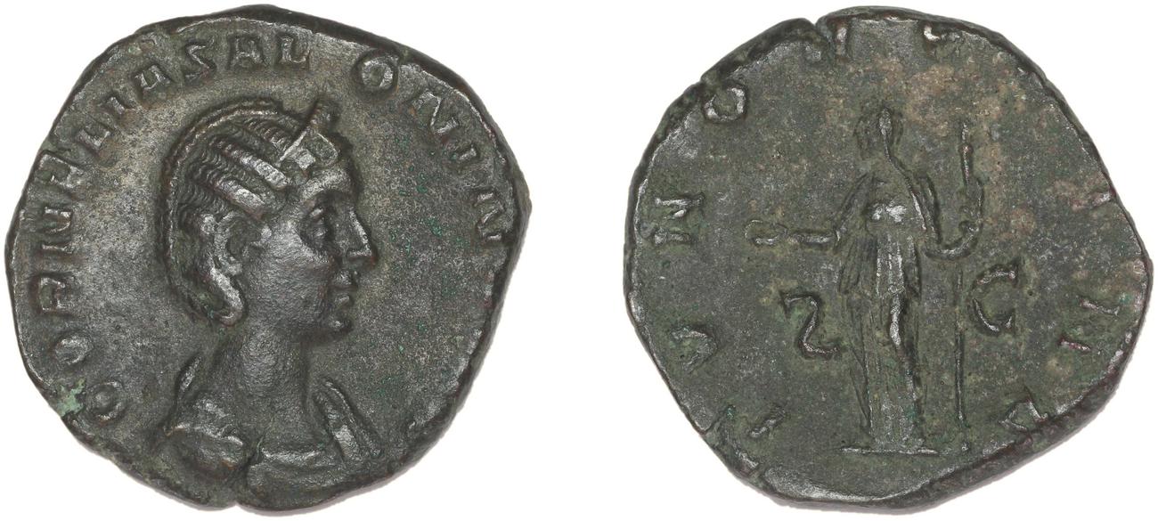 RIC V Salonina 46, аверс, bm