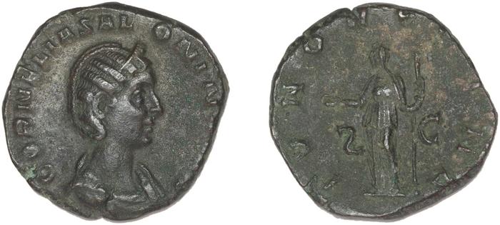 RIC V Salonina 46, реверс, bm
