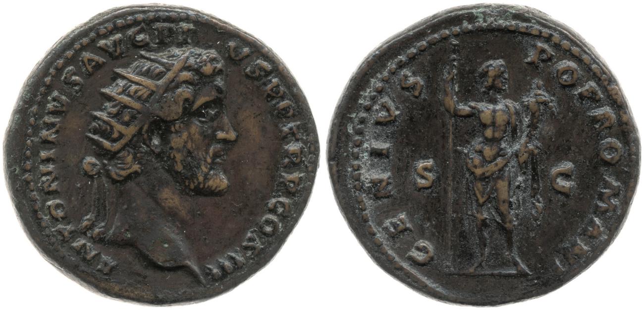 RIC III Antoninus Pius 661, аверс, bm