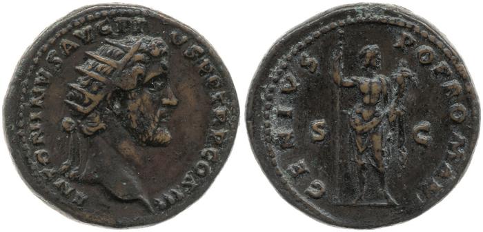 RIC III Antoninus Pius 661, реверс, bm