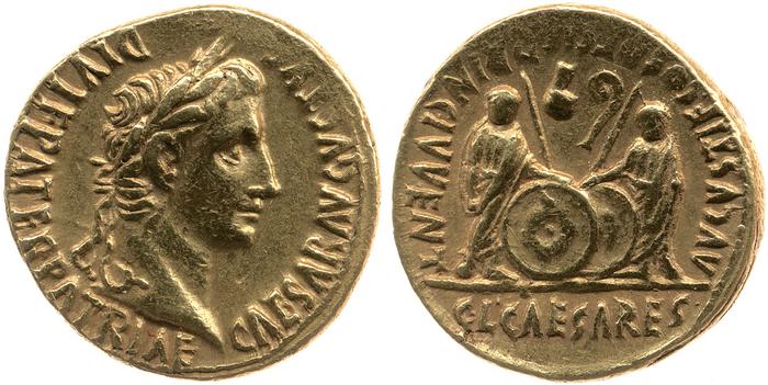 RIC I (second edition) Augustus 206, реверс, bm