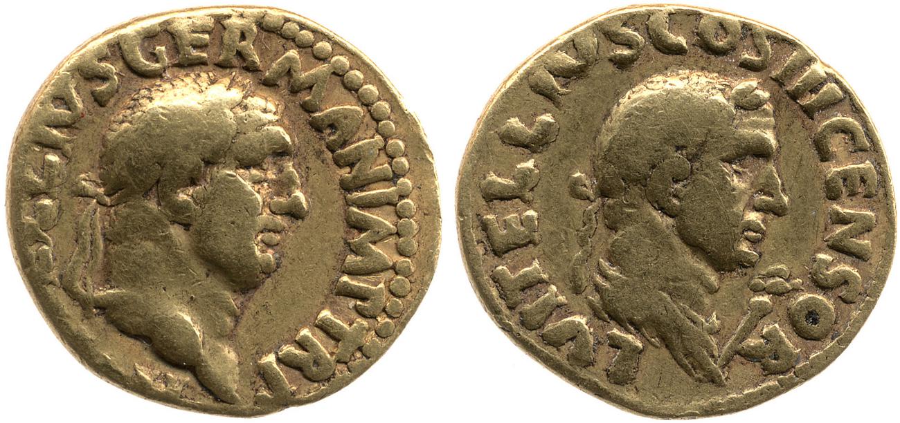 RIC I (second edition) Vitellius 76, аверс, bm